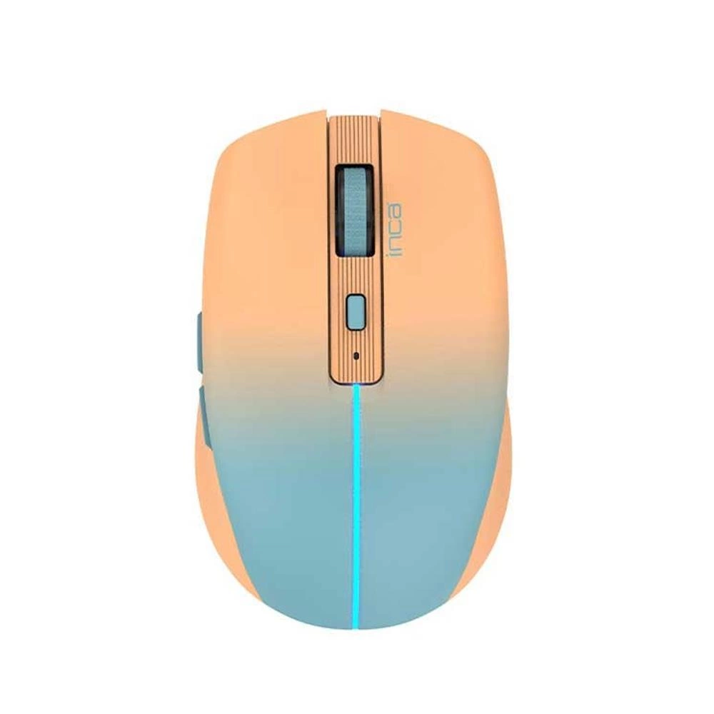 INCA IWM-511RT SILENT ŞARJ EDİLEBİLİR BLUETOOTH KABLOSUZ MOUSE-TURUNCU MAVİ