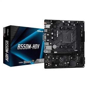 ASROCK B550M-HDV AMD B550 Soket AM4 DDR4 4733MHz (OC) M.2 Anakart