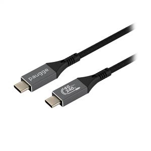 Paugge USB C Görüntü, Ses, Data ve Şarj Kablosu 2m - Siyah
