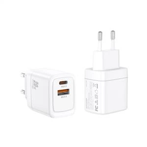 PİİLİ 20W PD Q3.0 TYPE-C ADAPTÖR VE TYPE-C KABLO PCA5 - BEYAZ