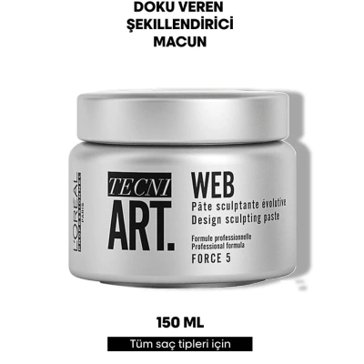 Loreal Professionnel Tecni Art Web Design Sculpting Saç Şekillendirici Macun 150ml