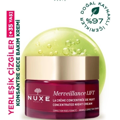 Nuxe Merveillance Lift Concentrated Sıkılaştırıcı Gece Kremi 50ml