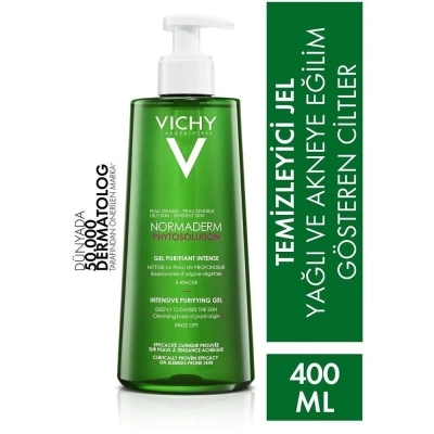Vichy Normaderm Phytosolution Yağlı Ciltlere Özel Arındırıcı Jel 400ml