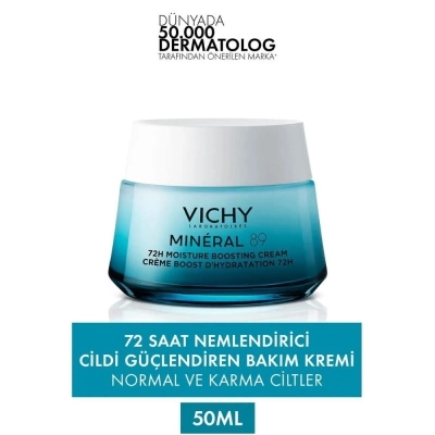 Vichy Mineral 89 Rich Normal Ciltler için Nemlendirici Krem 50ml