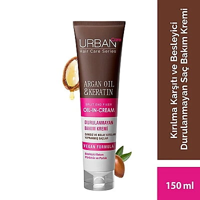 Urban Care Argan Oil&amp;Keratin Durulanmayan Bakım Kremi 150ml
