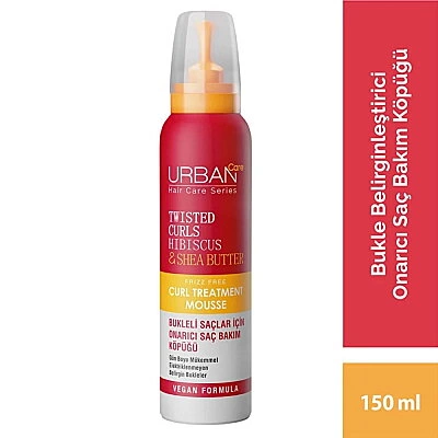 Urban Care Twisted Curls Hibiscus &amp; Shea Butter Saç Köpüğü 150ml
