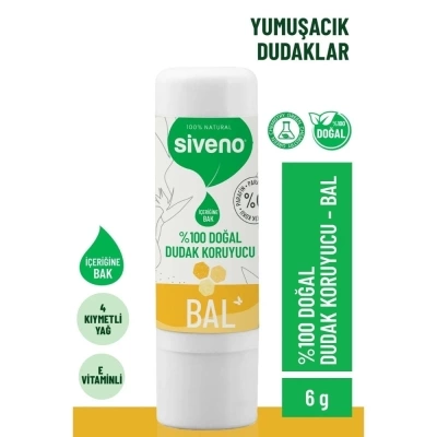 Siveno Doğal Dudak Koruyucu Bal 6gr