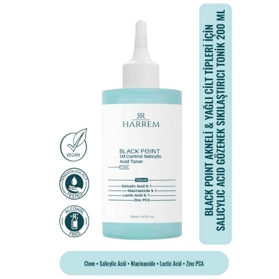 Harrem Akneli&amp;yağlı Cilt Tipleri Için Saliyclic Acid Gözenek Sıkılaştırıcı Tonik 200ml