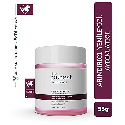 The Purest Solutions Fruit Enzyme Powder Exfoliator &amp; Peeling - Toz Peeling 55gr