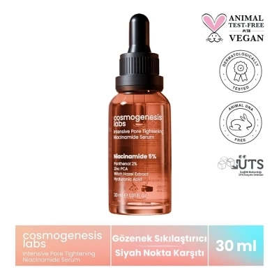 Cosmogenesis Labs Gözenek Sıkılaştırıcı Niasinamid Vegan Serum 30ml