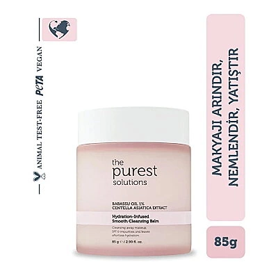 The Purest Solutions Hassas ve Kuru Ciltler için Nem ve Antioksidan İçerikli Temizleyici Balm 85gr