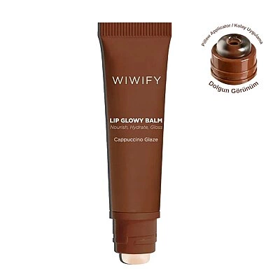 Wiwify Cappuccino Glaze Dudak Balmı – Parlatıcı &amp; Nemlendirici 13 ml