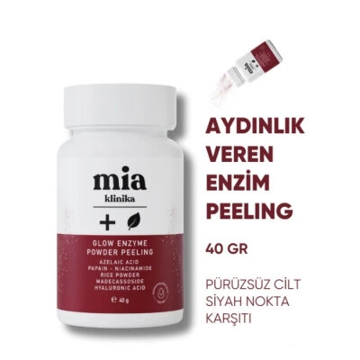Mia Klinika Arındırıcı &amp; Aydınlatıcı Toz Enzim Peeling 40 gr