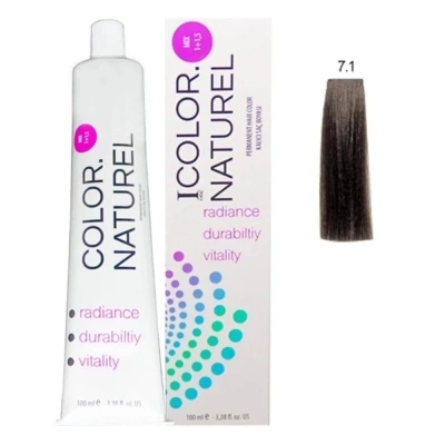 Color Naturel 7-1 Küllü Kumral Kalıcı Saç Boyası