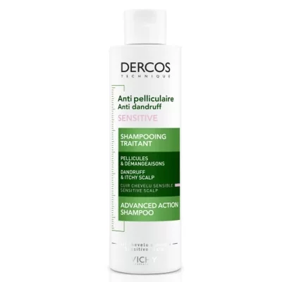 Vichy Dercos Anti Pelliculaire Sensitive Hassas Saç Derisi için Kepek Karşıtı Saç Bakım Şampuanı 200ml