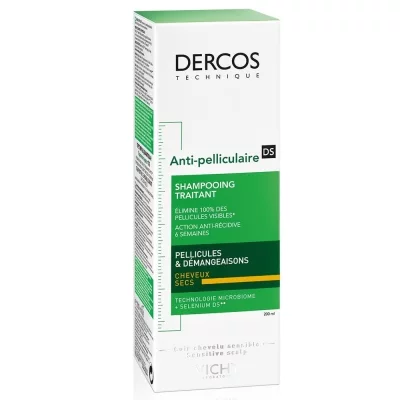 Vichy Dercos Anti Pelliculaire Kuru ve Kepekli Saçlar için Şampuan 200ml